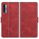 Mobigear Slim Magnet TCL 20 5G Hülle Klapphülle Geldbörse - Rot