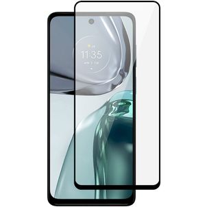 Mobigear Premium Motorola Moto G62 Panzerglas Gehärtetes Glas Displayschutz - Hüllenfreundlich - Schwarz