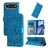 Mobigear Sunflower iPhone Air Hülle Klapphülle Geldbörse - Blau