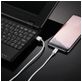 Mobigear Nylon USB-A auf USB-C Kabel 2 Meter - Silber