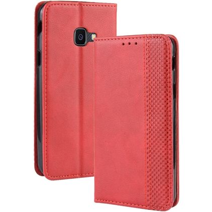 Mobigear Sensation Samsung Galaxy Xcover 4s Hülle Klapphülle Geldbörse - Rot
