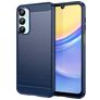 Mobigear Brushed Slim Samsung Galaxy A16 Hülle Flexibles TPU Backcover - Blau