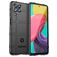 Mobigear Rugged Shield Samsung Galaxy M53 Hülle Flexibles TPU Backcover Stoßfest - Schwarz