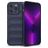 Mobigear Bumpy iPhone 14 Pro Max Hülle Flexibles TPU Backcover - Dunkelblau