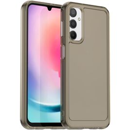 Mobigear Crystal Samsung Galaxy A24 Hülle Hardcase Backcover Stoßfest - Grau