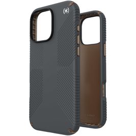 Speck Presidio2 Grip iPhone 16 Pro Max Hülle Hardcase Backcover Stoßfest - Charcoal Grey