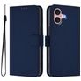 Mobigear Urban Wallet iPhone 16 Hülle Klapphülle Geldbörse - Marineblau
