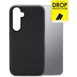 My Style Tough Samsung Galaxy S25 Hülle Hardcase Backcover Stoßfest - Schwarz