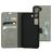 Mobiparts Classic Wallet Samsung Galaxy S22 Hülle Klapphülle Geldbörse - Granite Grey