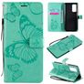 Mobigear Butterfly Xiaomi Mi 10T Pro Klapphülle Portemonnaie - Türkis