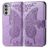 Mobigear Butterfly Motorola Moto G82 Hülle Klapphülle Geldbörse - Lila