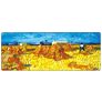 Mobigear Anti-Slip Mauspad - 40 x 90 CM - Wheat stacks in Provence