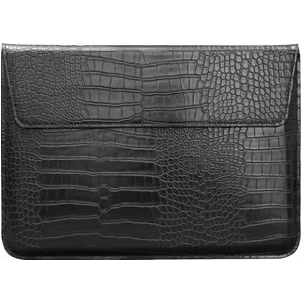 Mobigear Envelope Croco Laptop Sleeve 13 Zoll Laptop Hülle - Schwarz