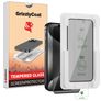 GrizzlyCoat AlignPro AntiSpy iPhone 15 Panzerglas Gehärtetes Glas Displayschutz Privacy - Hüllenfreundlich + Applikator