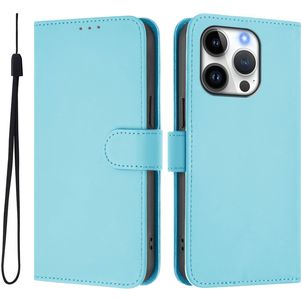 Mobigear Urban Wallet iPhone 16 Pro Hülle Klapphülle Geldbörse - Blau
