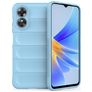Mobigear Bumpy OPPO A17 Hülle Flexibles TPU Backcover - Blau