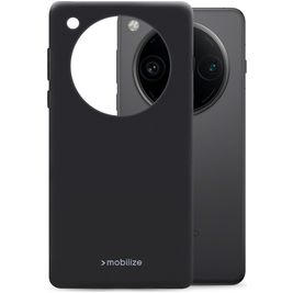 Mobilize Rubber Gelly OPPO Find X8 Pro Hülle Flexibles TPU Backcover - Schwarz