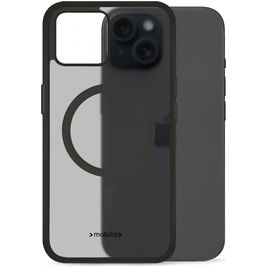 Mobilize Hybrid iPhone 15 MagSafe Hülle Hardcase Backcover Stoßfest - Schwarz