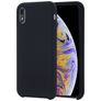 Mobigear Rubber Touch iPhone XR Silikon Hülle Backcover - Schwarz