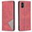 Mobigear Rhombus slim Samsung Galaxy A05 Hülle Klapphülle - Rot