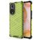 Mobigear Honeycomb HONOR 50 Hülle Hardcase Backcover Stoßfest - Grün