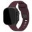 Mobilize Sports Silikon Apple Watch Armband Drückerschließe - 49/46/45/44 mm - Bordeaux
