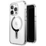 Speck Presidio Clear Transparent iPhone 15 Pro MagSafe Hardcase Backcover - ClickLock