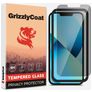 GrizzlyCoat Easy Fit AntiSpy iPhone 13 Pro Panzerglas Gehärtetes Glas Displayschutz Privacy - Hüllenfreundlich + Applikator