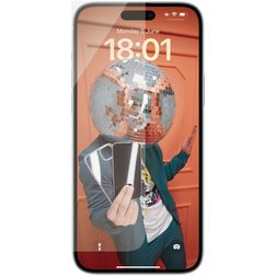 PanzerGlass Classic Fit iPhone 15 Plus Panzerglas Displayschutz - Hüllenfreundlich