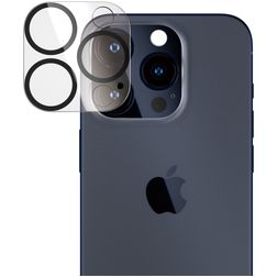 PanzerGlass PicturePerfect iPhone 15 Pro Gehärtetes Glas Kamera Schutz - Hüllenfreundlich - Schwarz