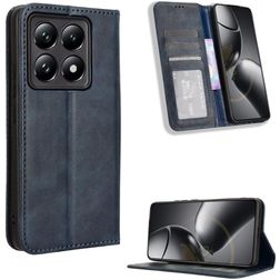 Mobigear Sensation Xiaomi 14T Klapphülle Portemonnaie - Blau