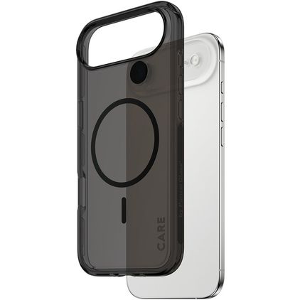 CARE by PanzerGlass Smokey iPhone Air MagSafe Hardcase Backcover - Smokey Black