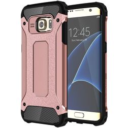 Mobigear Outdoor Samsung Galaxy S7 Edge Hülle Hardcase Backcover Stoßfest - Roségold