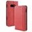 Mobigear Sensation Samsung Galaxy S10e Hülle Klapphülle Geldbörse - Rot