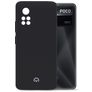 Mobilize Rubber Gelly POCO X4 Pro 5G Hülle Flexibles TPU Backcover - Matt Black