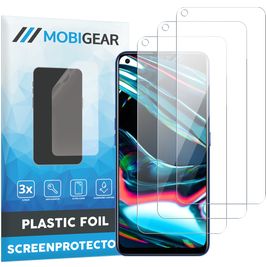 Mobigear Realme 7 Pro Displayschutz Schutzfolie - Hüllenfreundlich (3er Pack)