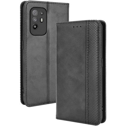 Mobigear Sensation OPPO A94 5G Hülle Klapphülle Geldbörse - Schwarz