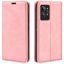 Mobigear Retro Slim Realme GT2 Pro Hülle Klapphülle Geldbörse - Pink