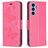 Mobigear Butterfly Samsung Galaxy A54 Hülle Klapphülle Geldbörse - Magenta