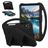 Mobigear AeroArmor Samsung Galaxy Tab S11 Ultra Hülle EVA Schaum Backcover + Stifthalter + Ständer - Schwarz