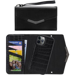 Mobilize Elegant Magnet iPhone 11 Pro Hülle Abnehmbare 2in1 Clutch - Black Croco