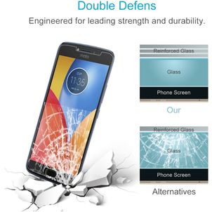 Mobigear Motorola Moto E4 Plus Panzerglas Gehärtetes Glas Displayschutz - Hüllenfreundlich