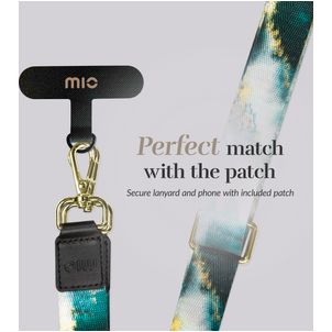MIO Lanyard Universal-Handykette einstellbar - Green Marble
