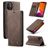 Caseme 013 iPhone 11 Hülle Klapphülle Geldbörse - Braun