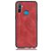 Mobigear Stitch Realme C3 Hülle Backcover - Rot