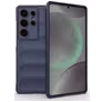 Mobigear Bumpy Samsung Galaxy S25 Ultra Hülle Flexibles TPU Backcover - Dunkelblau