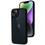 Mobiparts Rugged Clear iPhone 14 Plus Hülle Hardcase Backcover Stoßfest - Transparent / Schwarz