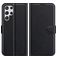 Mobigear Classic Samsung Galaxy S22 Ultra Hülle Klapphülle Geldbörse - Schwarz