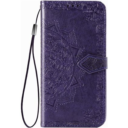 Mobigear Mandala OPPO Reno 3 Pro Hülle Klapphülle Geldbörse - Lila