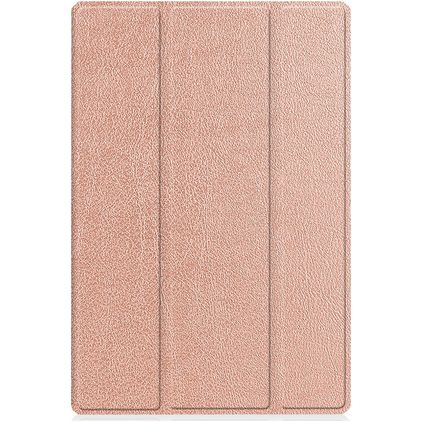 Mobigear Tri-Fold Gel Samsung Galaxy Tab A8 10.5 (2021) Hülle TPU,Kunstleder Klapphülle - Roségold